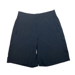 Athleta 4 Zip-Pockets Shorts Black High-Rise Relaxed Fit Shorts Womens 6